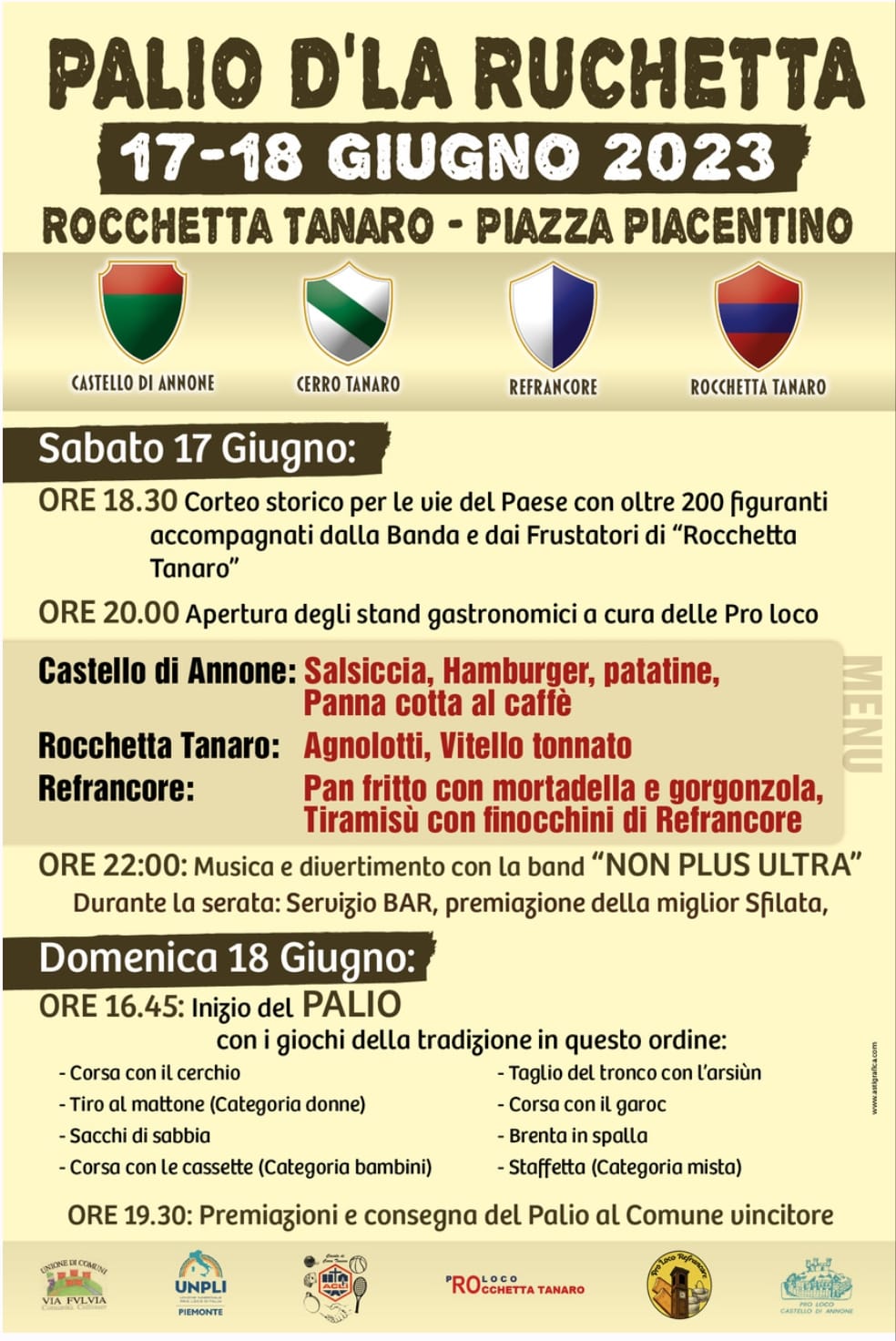 Rocchetta Tanaro | Palio d'la Ruchetta (edizione 2023)